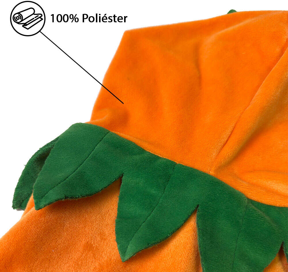 Fantasia Meau Halloween Abóbora - Tam. GG