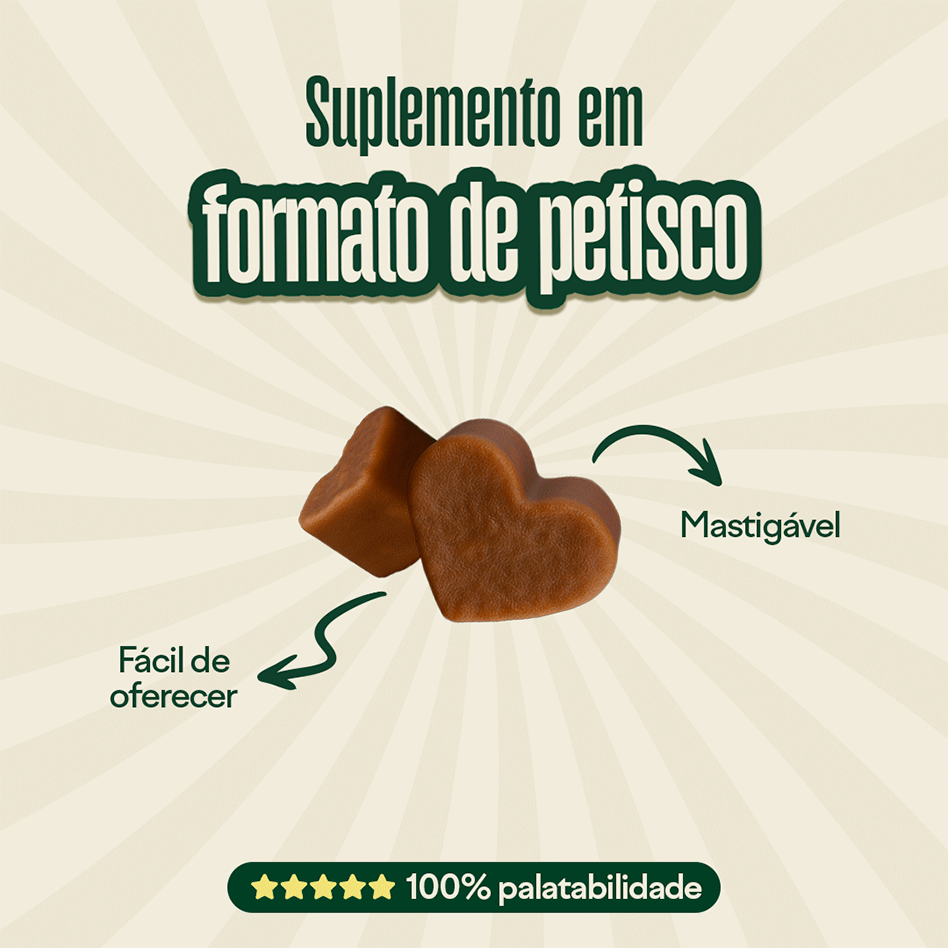 Suplemento Alimentar Wigow Pelagem para Cães - 100 Unidades