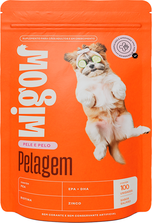 Suplemento Alimentar Wigow Pelagem para Cães - 100 Unidades