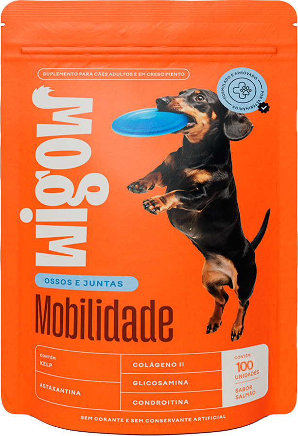 Suplemento Alimentar Wigow Mobilidade para Cães - 100 Unidades