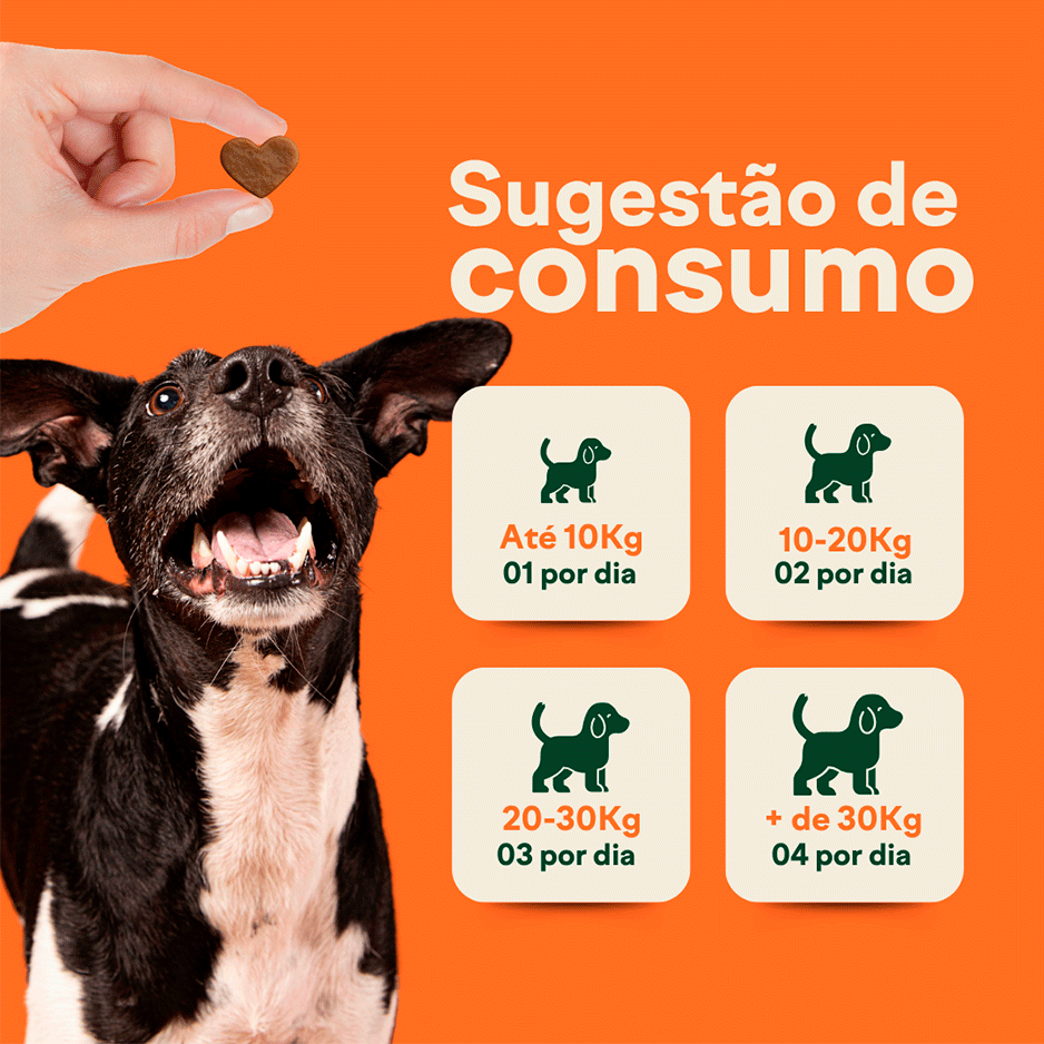 Suplemento Alimentar Wigow Tranquilidade para Cães - 100 Unidades