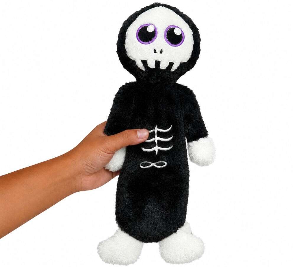 Brinquedo Pelúcia Caveira Halloween Meau para Cães - Tam Único
