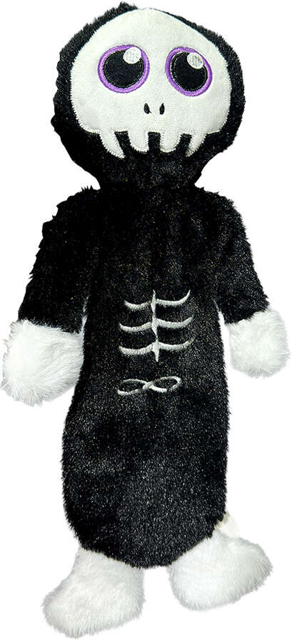 Brinquedo Pelúcia Caveira Halloween Meau para Cães - Tam Único