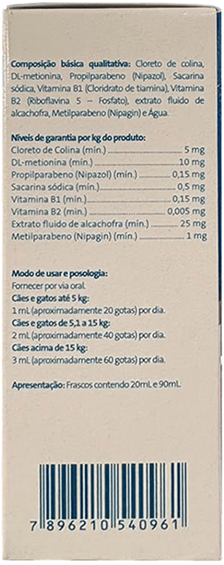 Suplemento Nutricional Provets Hepatox para Cães e Gatos - 20 mL