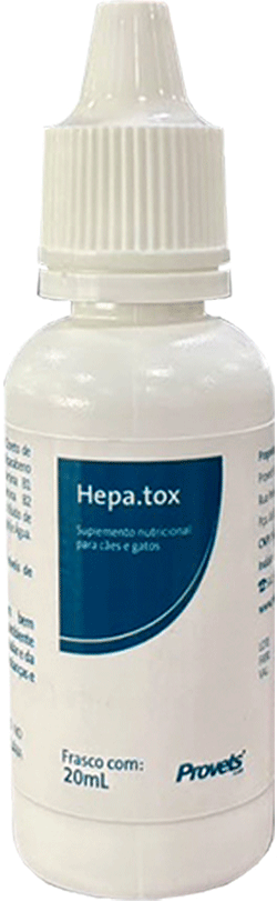 Suplemento Nutricional Provets Hepatox para Cães e Gatos - 20 mL