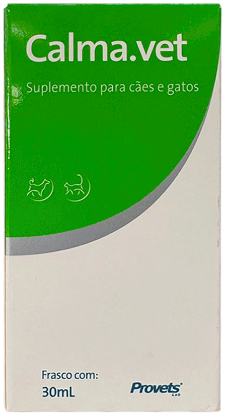 Suplemento Nutricional Provets Calma Vet para Cães e Gatos - 30 mL
