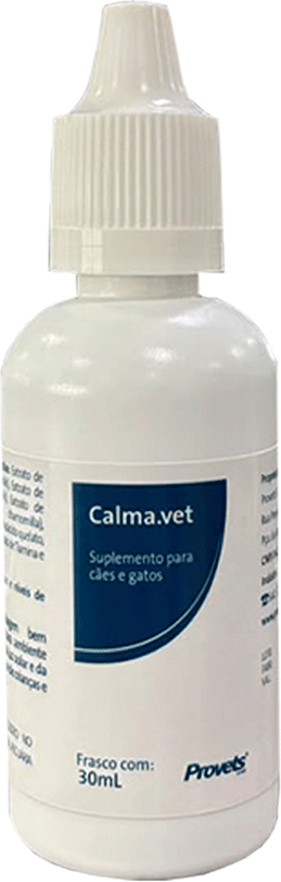 Suplemento Nutricional Provets Calma Vet para Cães e Gatos - 30 mL