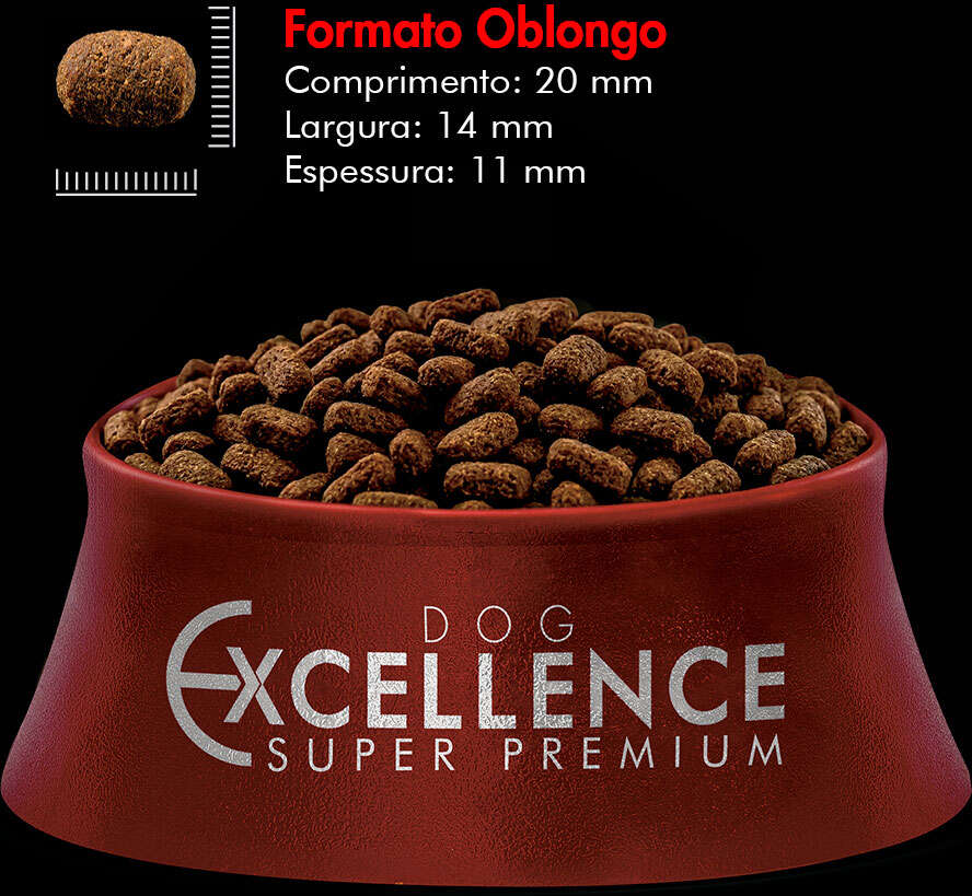 Ração Seca Dog Excellence Super Premium Arroz e Frango para Cães Adultos Raças Grandes - 15Kg