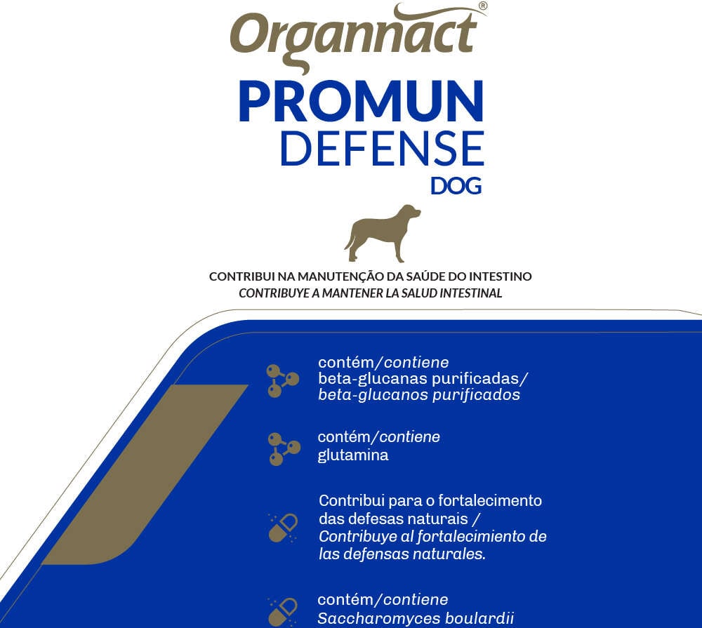 Suplemento Vitamínico Organnact Promun Defense Dog para Cães - 50 g