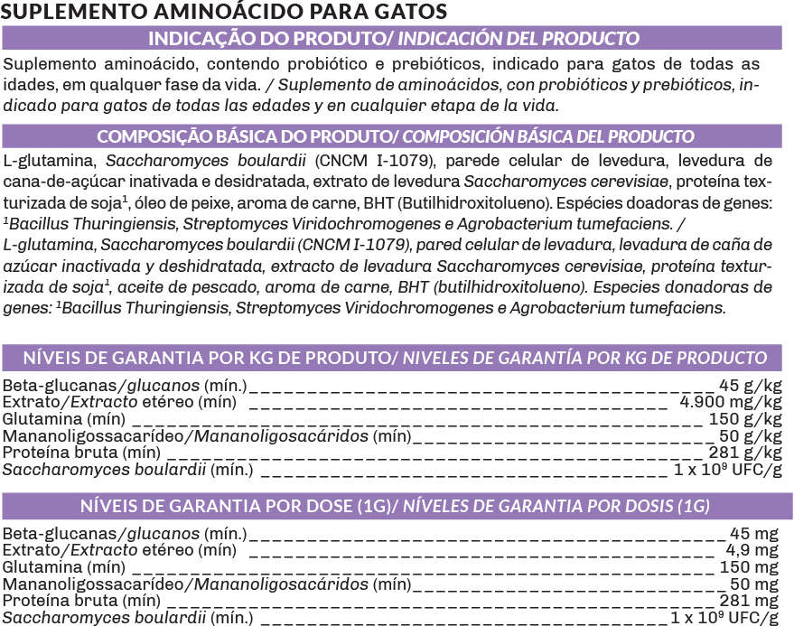 Suplemento Vitamínico Organnact Promun Defense Cat para Gatos - 30 g