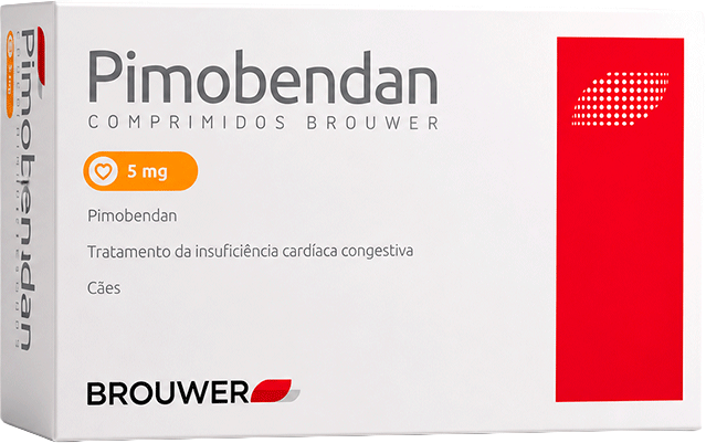 Tratamento da Insuficiência Cardíaca Congestiva Brouwer Pimobendan 5 mg para Cães - 20 Comprimidos