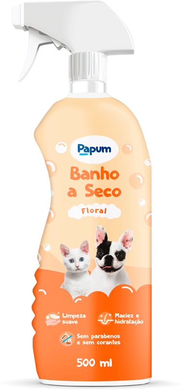 Banho a Seco Papum para Cães e Gatos - 500 ml