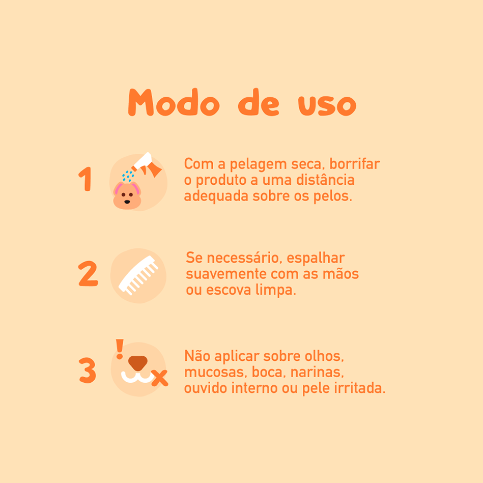 Banho a Seco Papum para Cães e Gatos - 500 ml