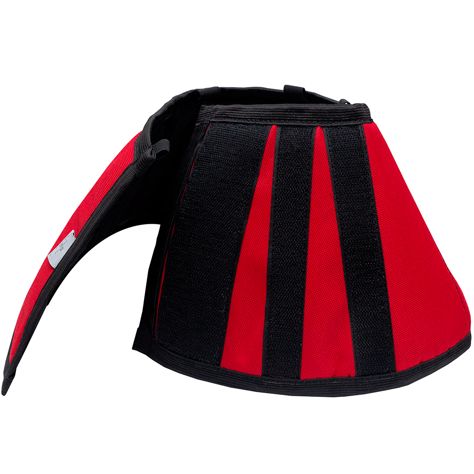 Colar Elizabetano Pet Designer Vermelho para Cães - Tam. 03