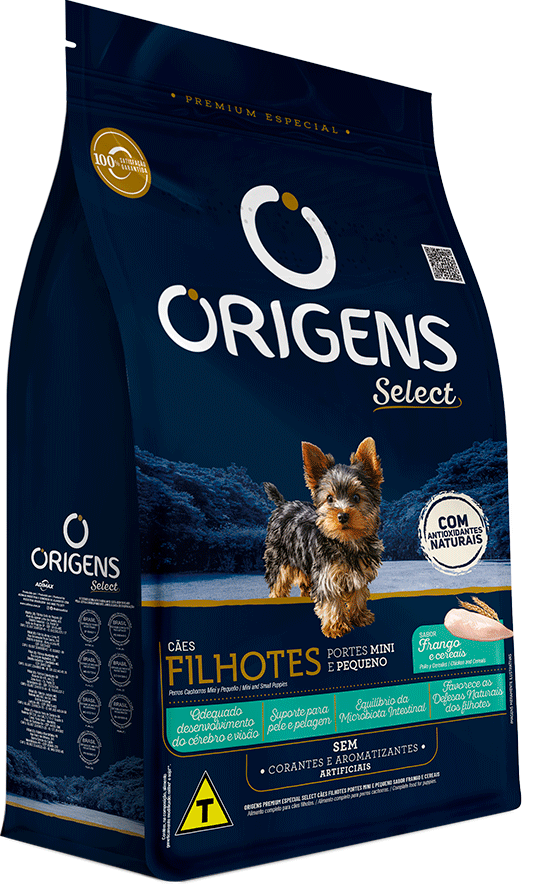 Ração Seca Origens Frango e Cereais Cães Filhotes - 10,1Kg