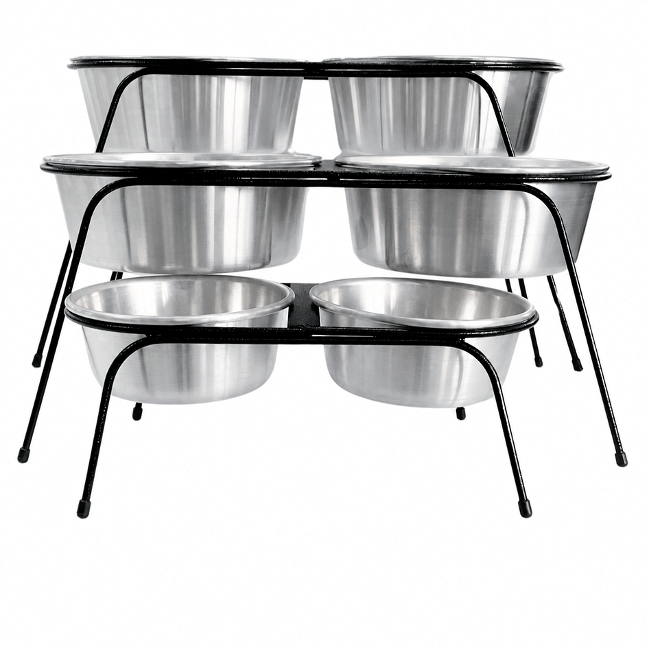 Comedouro Meau Duplo Fixo Grande - 5 L