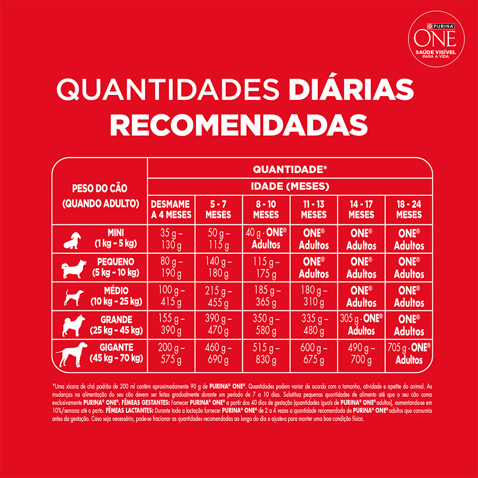 Ração Seca Purina One Microbioma Equilibrado para Cães Filhotes Todas as Raças sabor Frango - 2,5Kg