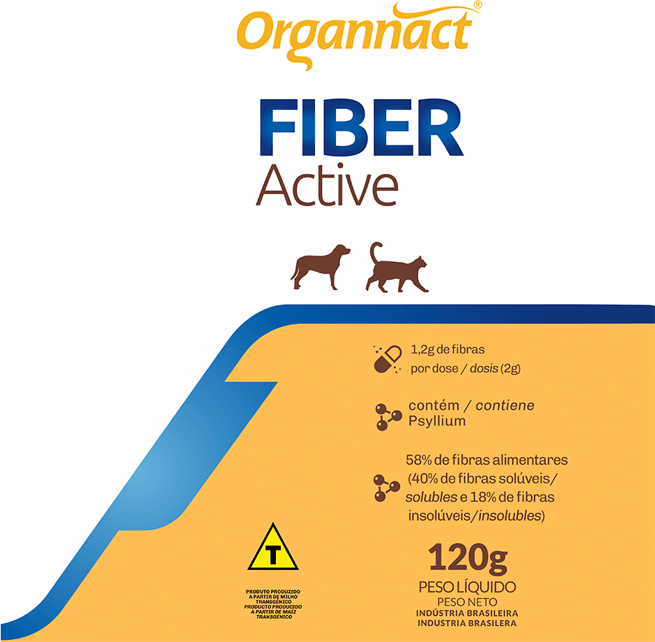 Suplemento Vitamínico Organnact Fiber Active - 120 g