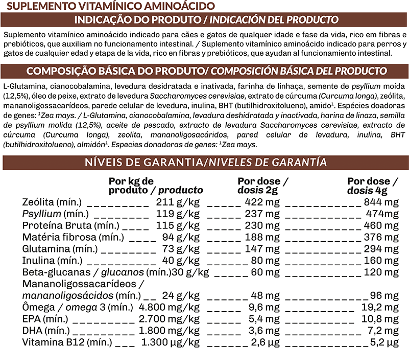 Suplemento Vitamínico Organnact Fiber Active - 120 g