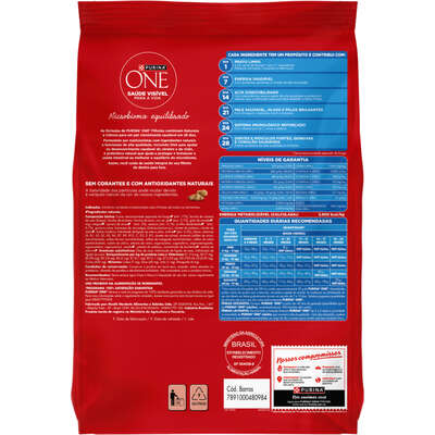 Ração Seca Purina One Microbioma Equilibrado para Cães Filhotes Todas as Raças sabor Frango