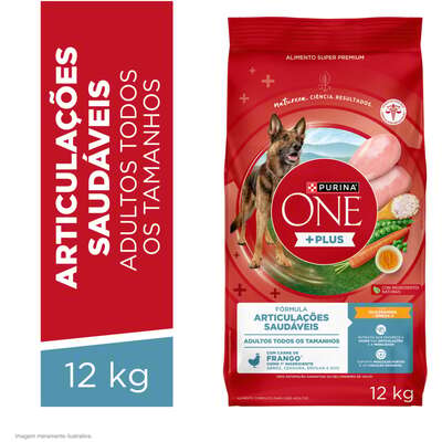 Ração Seca Purina One Plus Articulações Saudáveis para Cães Adultos Todas as Raças sabor Frango