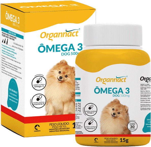 Suplemento Vitamínico Organnact Omega 3 Dog 500 - 15 g