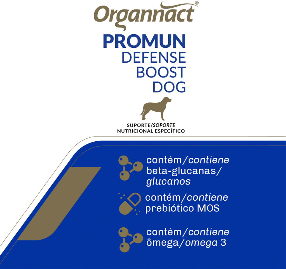 Suporte Nutricional Específico Organnacat Promun Defense Boost Dog - 3 mL