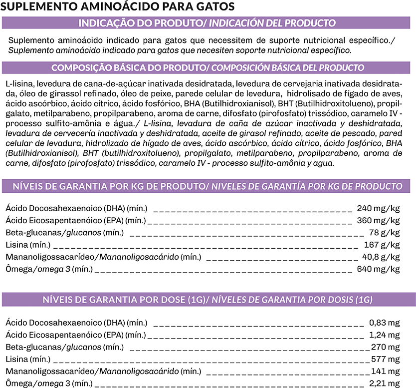 Suporte Nutricional Específico Organnacat Promun Defense Boost Cat - 3 mL