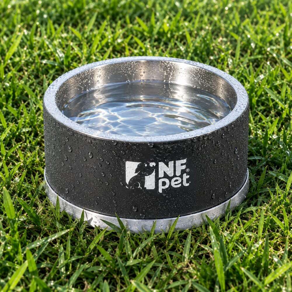 Bebedouro NF Pet Térmico Gelate Preto para Cães - 2 L