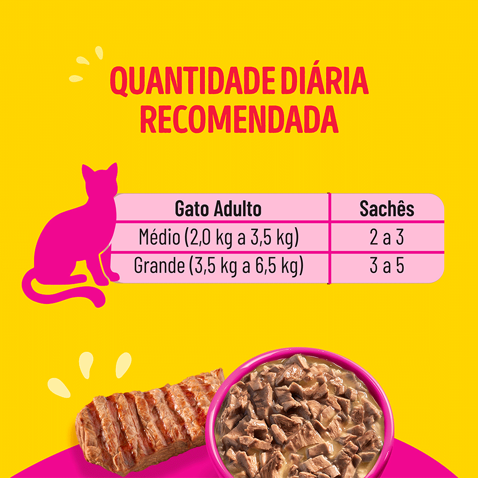 Ração Úmida Friskies para Gatos Adultos Sabor Frango 85 g - Leve 15 Pague 12