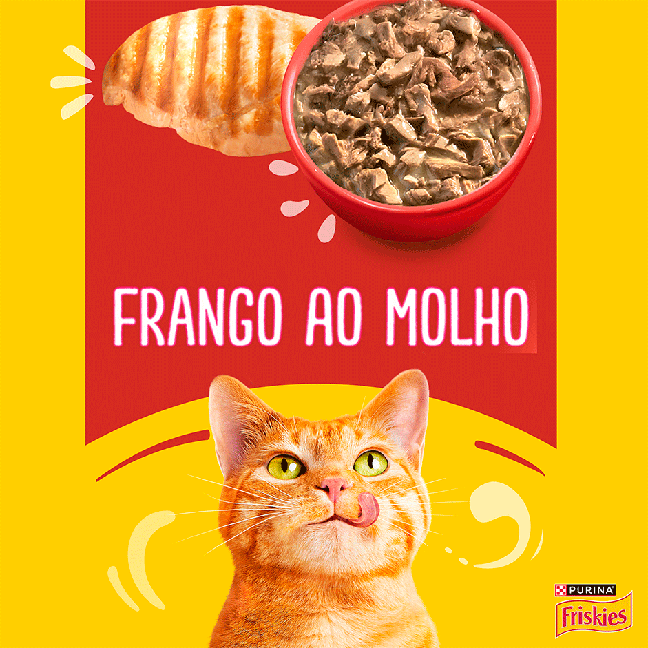 Ração Úmida Friskies para Gatos Adultos Sabor Carne 85 g - Leve 15 Pague 12