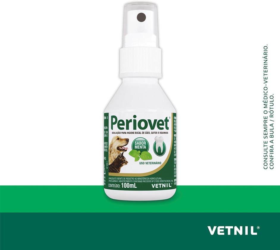 Solução Vetnil para Higiene Bucal em Spray Periovet - 100 mL