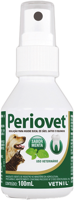 Solução Vetnil para Higiene Bucal em Spray Periovet - 100 mL