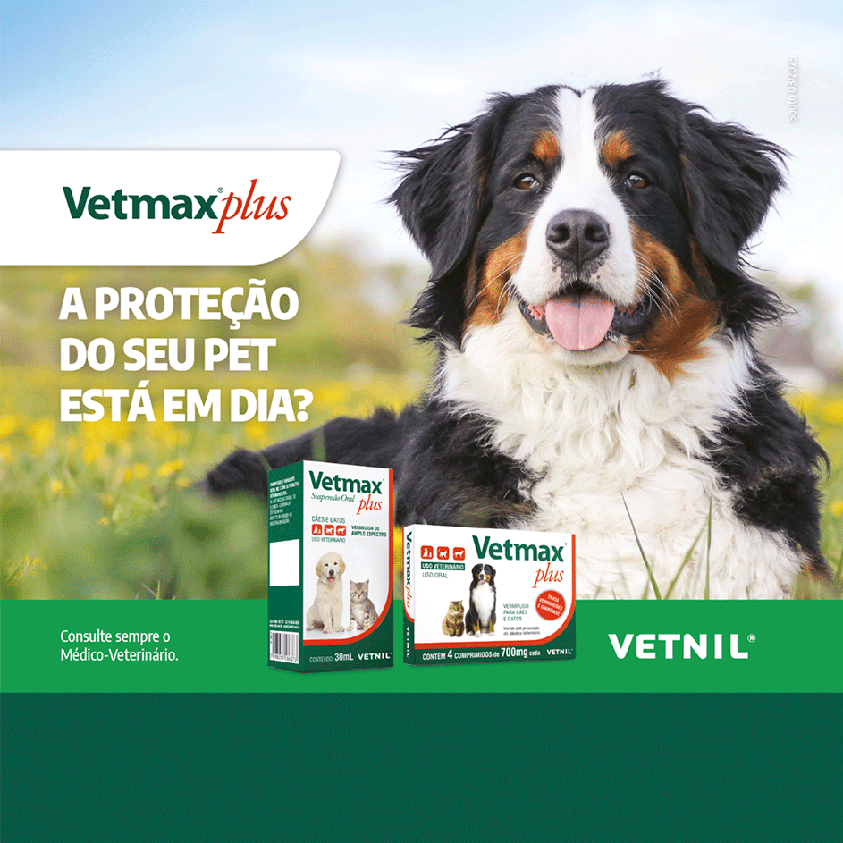 Vermífugo Univet Vetmax Plus Suspensão - 30 mL