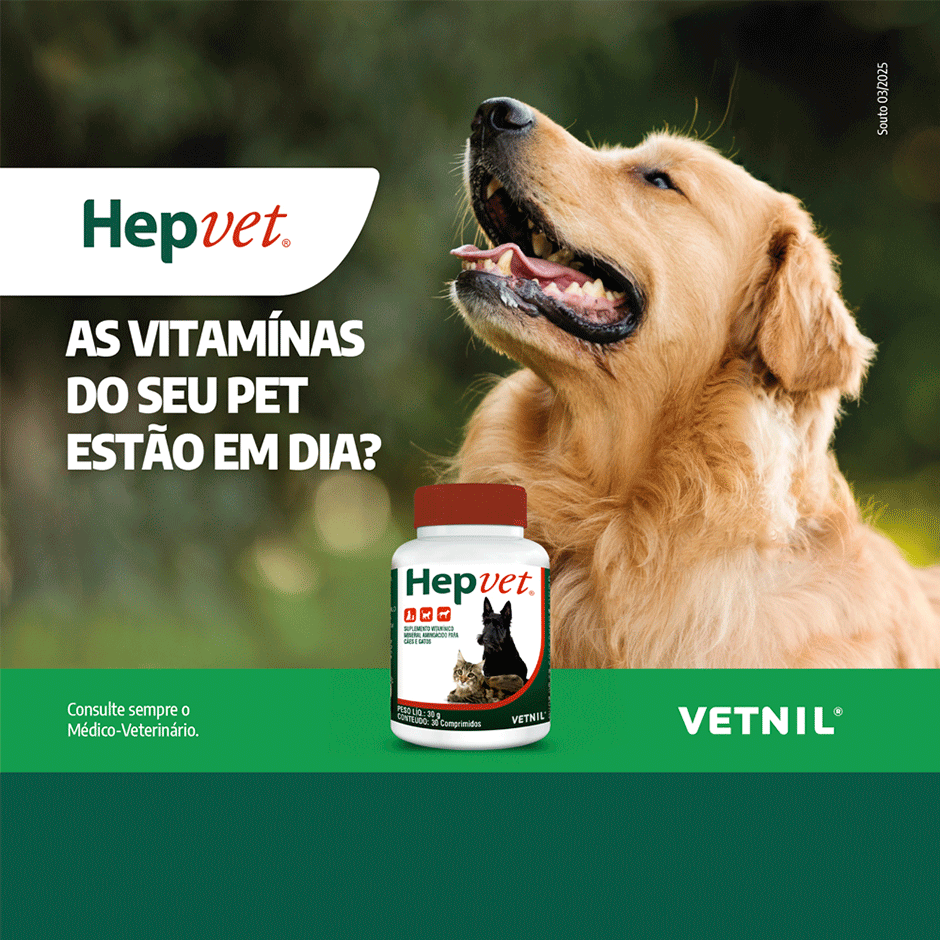 Suplemento Vitamínico Vetnil Hepvet para Cães e Gatos - 30 g