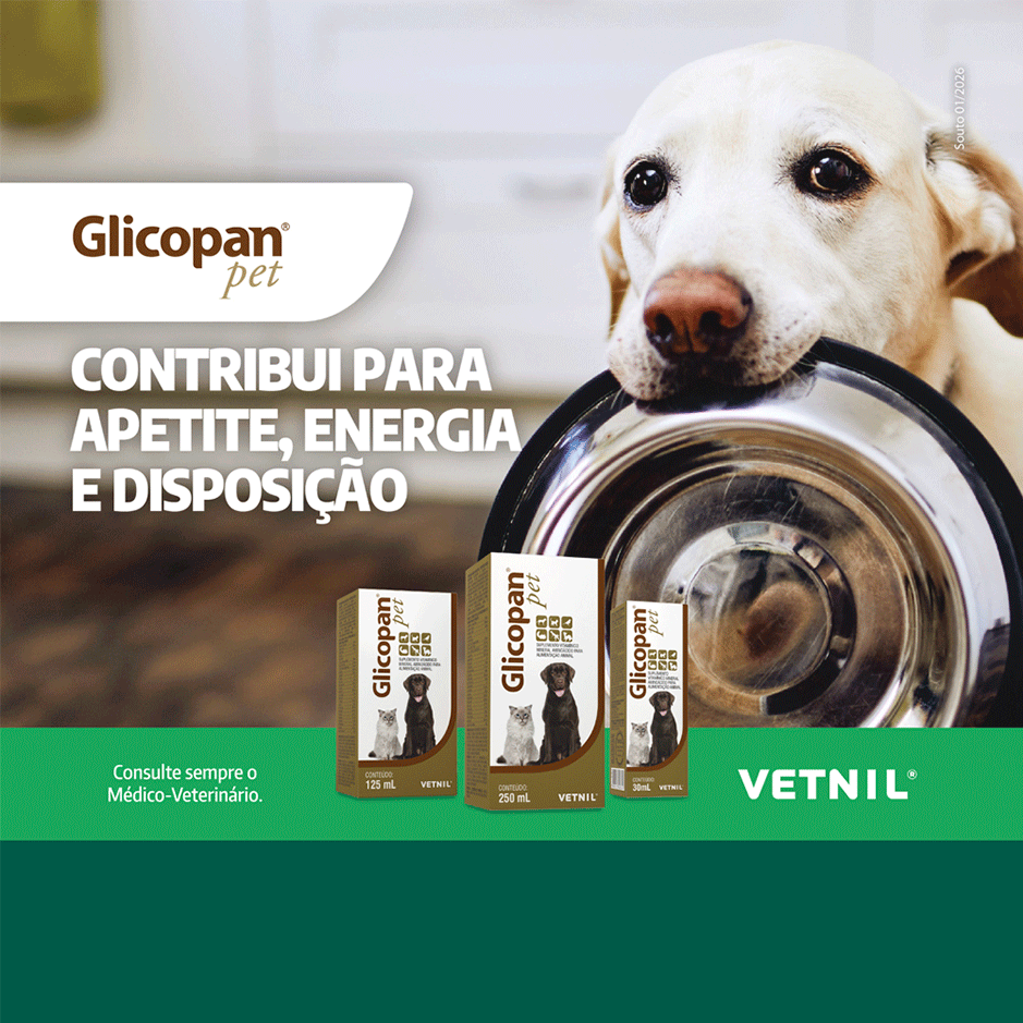 Suplemento Vitamínico Vetnil Glicopan Pet Gotas - 30 mL