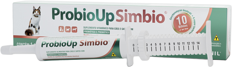 Suplemento Alimentar Vetnil Probioup Simbio para Cães e Gatos - 14 g