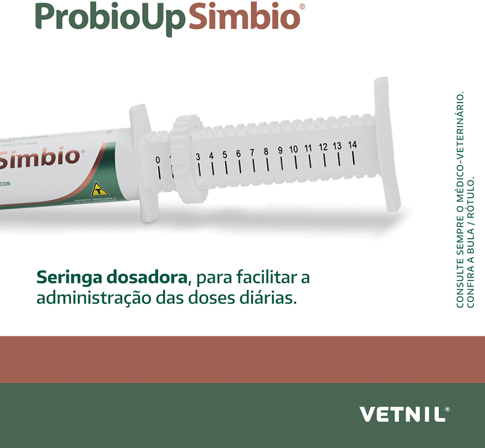 Suplemento Alimentar Vetnil Probioup Simbio para Cães e Gatos - 14 g