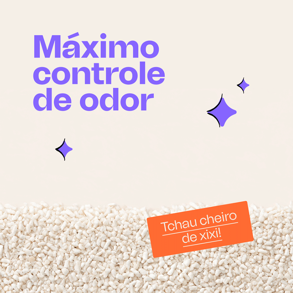 Granulado de Tofu e Lavanda Meau Grãos Finos para Gatos - 3,5Kg