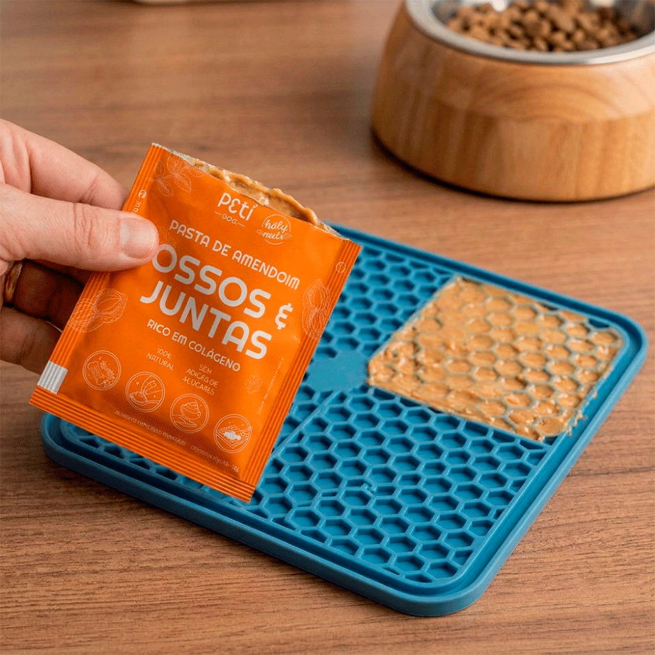 Petisco Petí Dog Ossos e Juntas para Cães Sabor Pasta de Amendoin - 72 g
