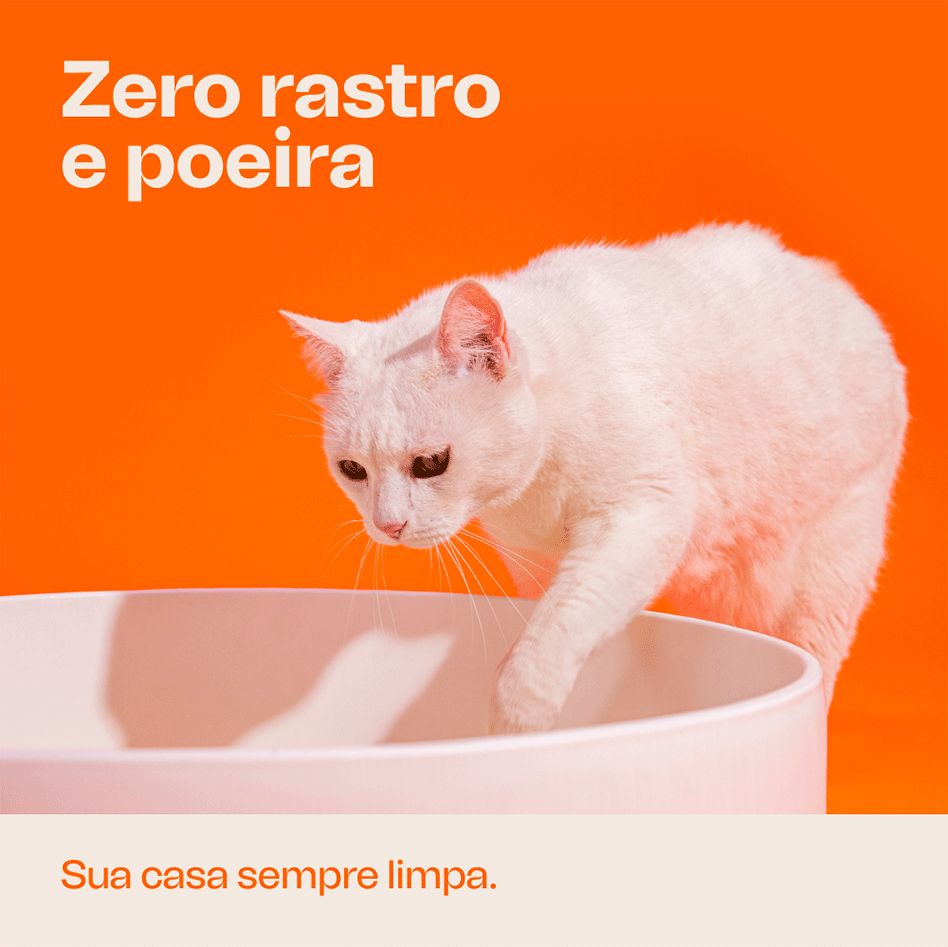Granulado de Tofu Meau com Carvão Ativado para Gatos - 2,5Kg