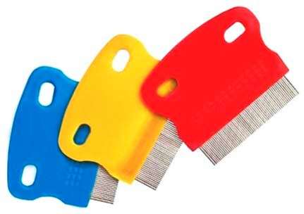 Pente Importado Anti Pulgas - Cores Variadas (6x5,5cm)