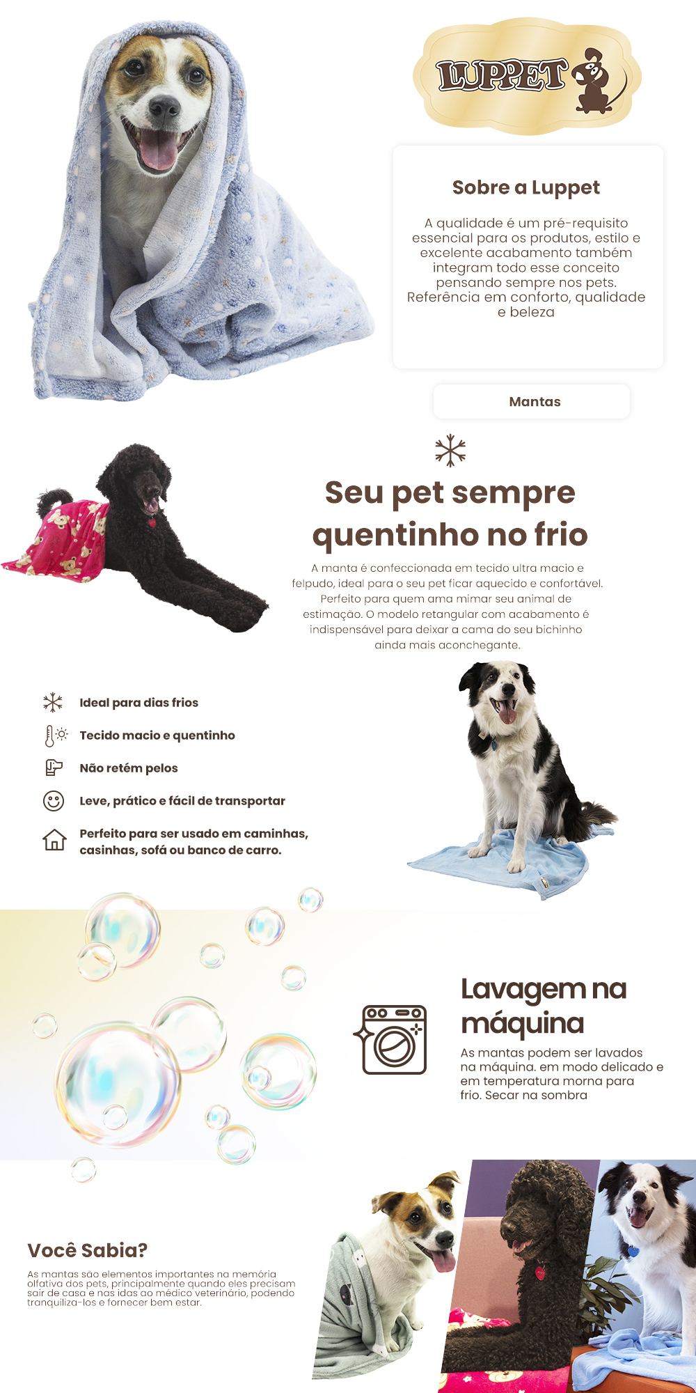 Encontre Manta Luppet Vermelha com entrega para todo o Brasil na Petlove. Te ajudamos a cuidar do seu pet como ele merece!