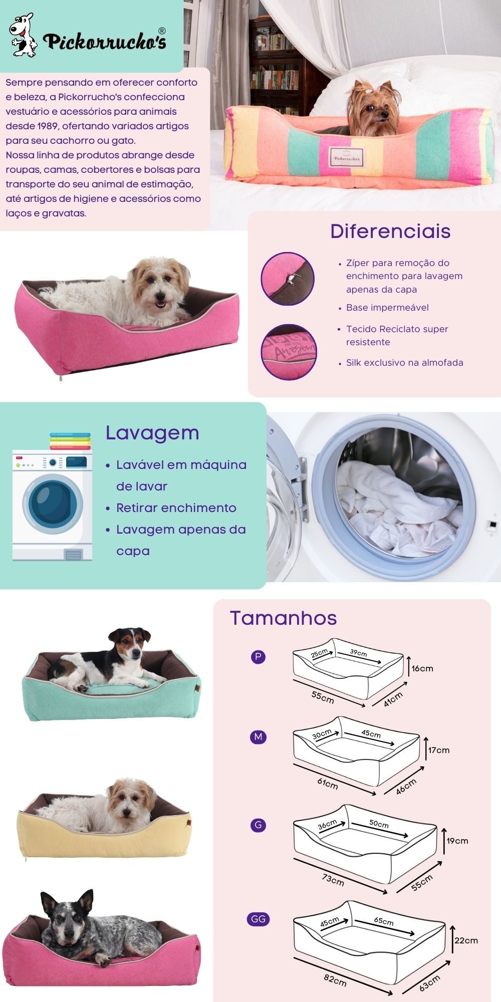 Encontre Cama Pickorruchos Retrô Reciclato Dijon com entrega para todo o Brasil na Petlove. Te ajudamos a cuidar do seu pet como ele merece!