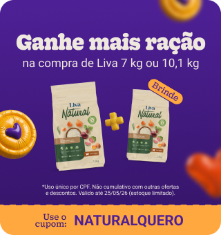 Compre ração natural e ganhe mais - EXCLUSIVO PRA MEMBROS DO CLUBE