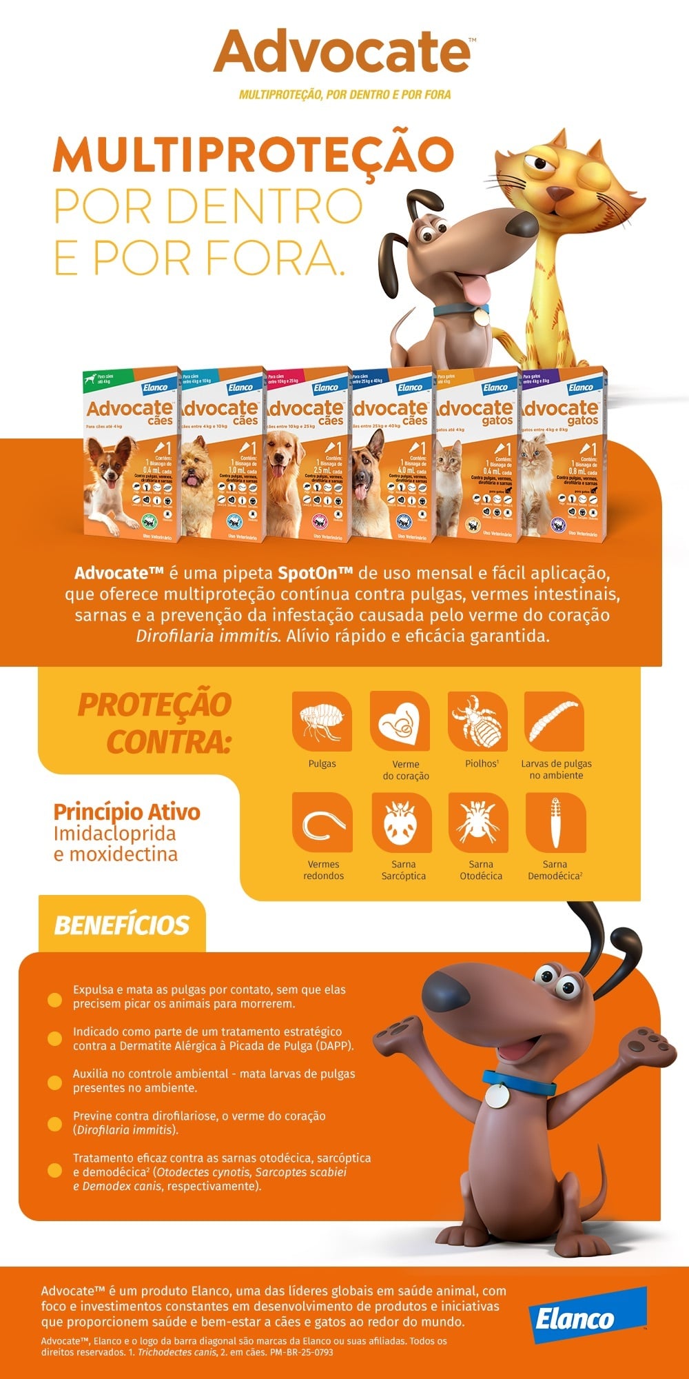Encontre Antipulgas e Vermicida Advocate para Cães de 25 Kg até 40 Kg (4 ml) com entrega para todo o Brasil na Petlove. Te ajudamos a cuidar do seu pet como ele merece!