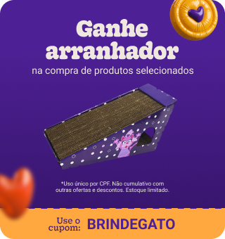 Presente para o seu GATO até 24/05