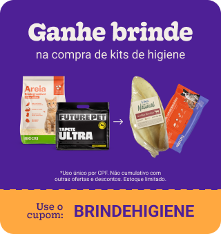Compre kits higiene e ganhe brindes