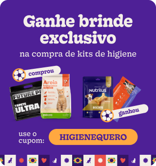 Compre rações naturais e ganhe brinde