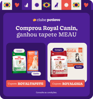 Compre ração seca Royal Canin e ganhe tapete MEAU